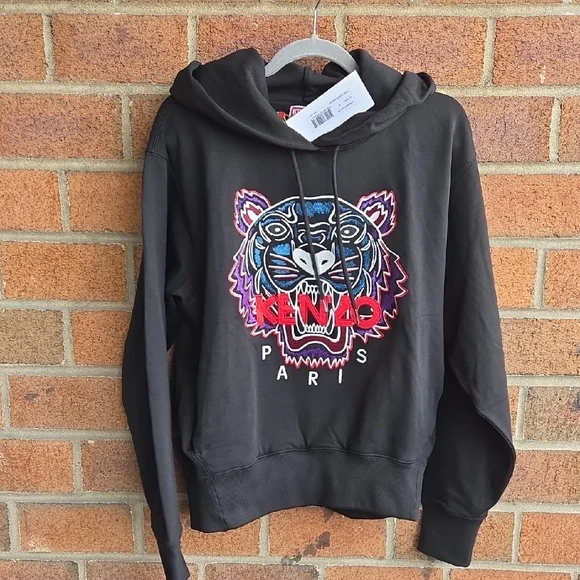 Kenzo Black Tiger Hoodie - Picture 3 of 8